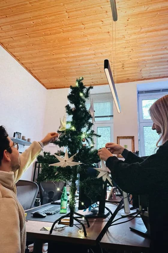 Behind the scenes – Studio Arbeit